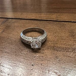 Sterling silver CZ ring